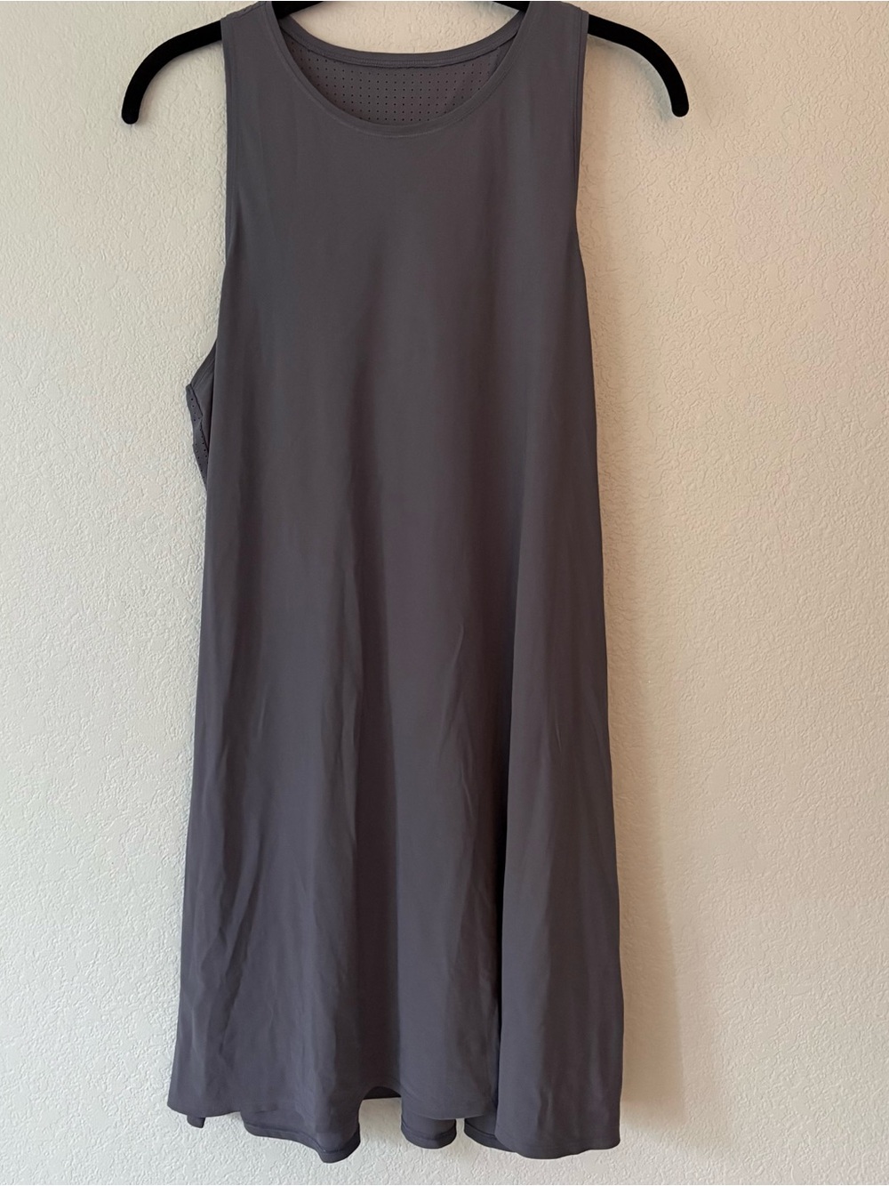 Sweaty Betty Ace Explorer Mini Blue Grey Racerback Dress